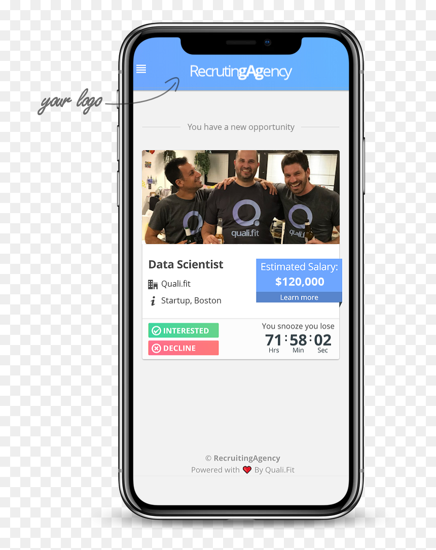Quali - Fit - Recruiting Marketplace - Приложение Сбербанк Управление Активами, HD Png Download - bullhorn png