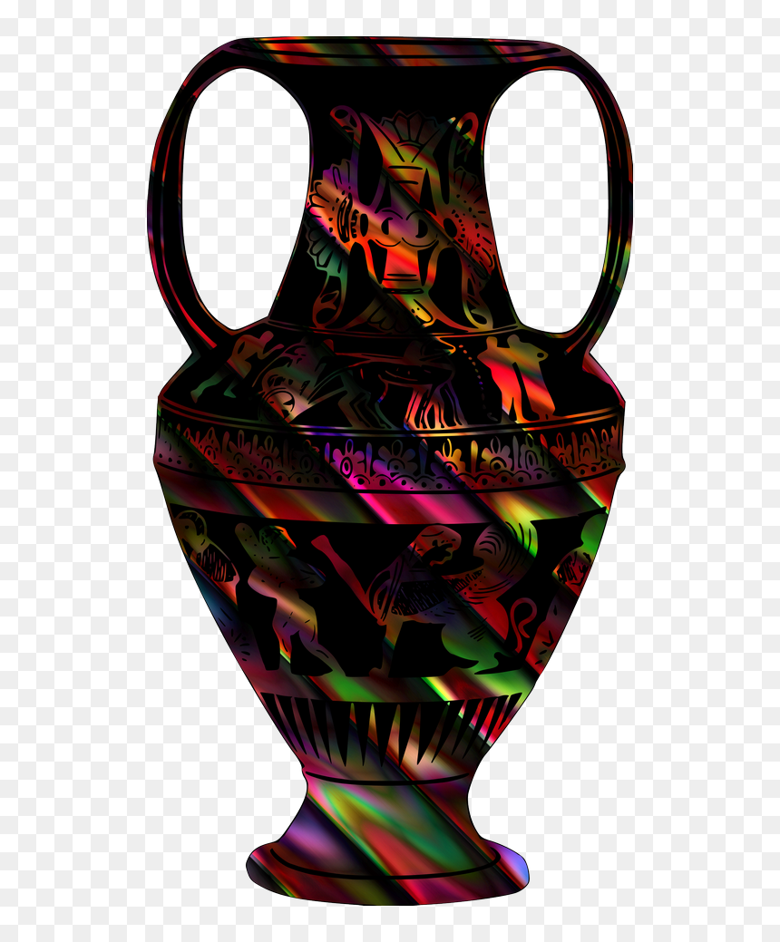 Desenho De Vaso Colorido, HD Png Download - flower vase with flowers photography png