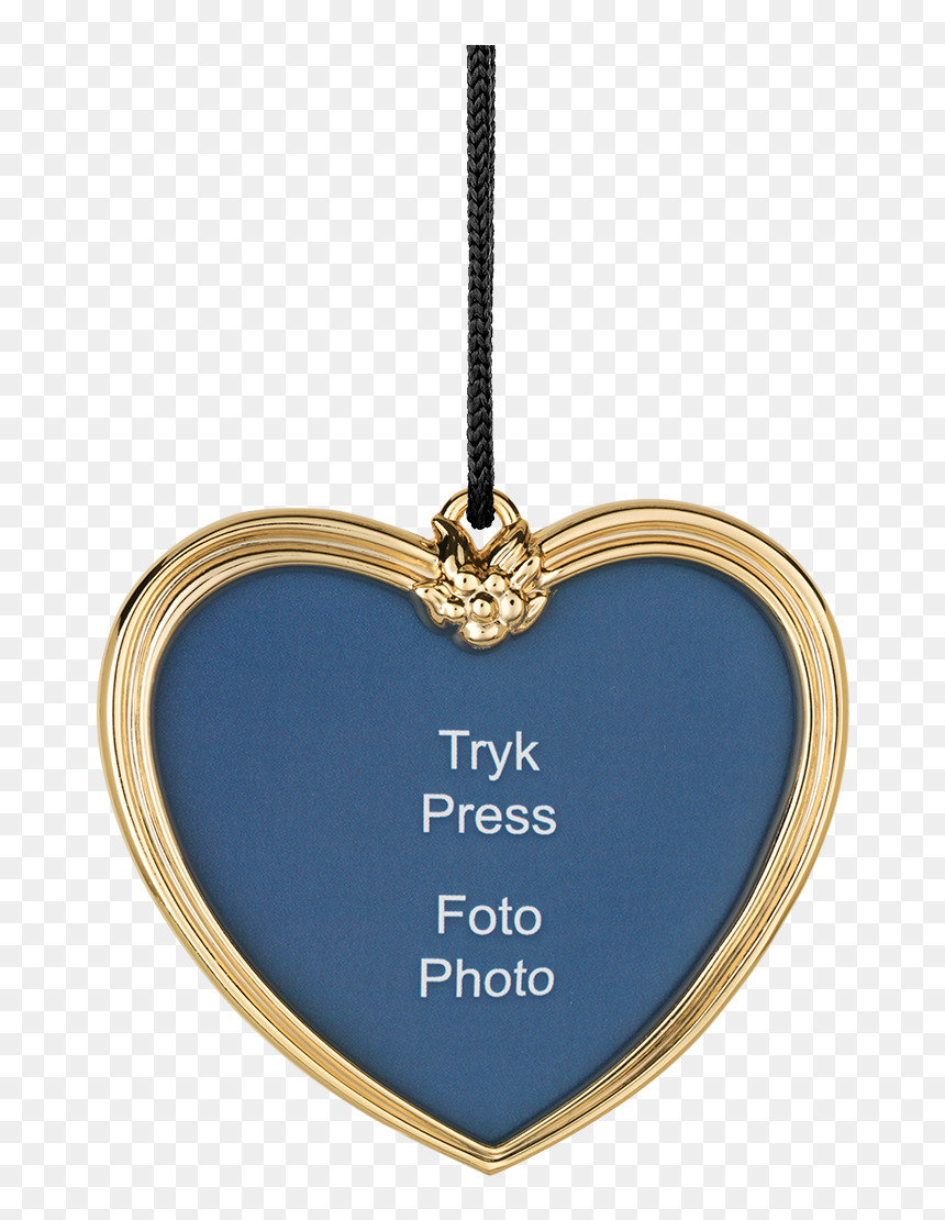 Heart Frame H6 5 Gold Plated Karen Blixen - Karen Blixen Jul Rosendahl Ramme, HD Png Download - heart shaped frame png