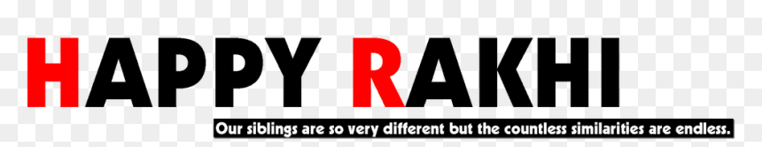 Rakhi Png Text, Transparent Png - happy raksha bandhan png