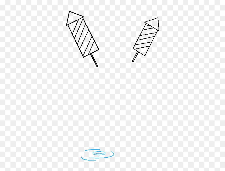 How To Draw Fireworks - Fireworks, HD Png Download - crackers in sky png