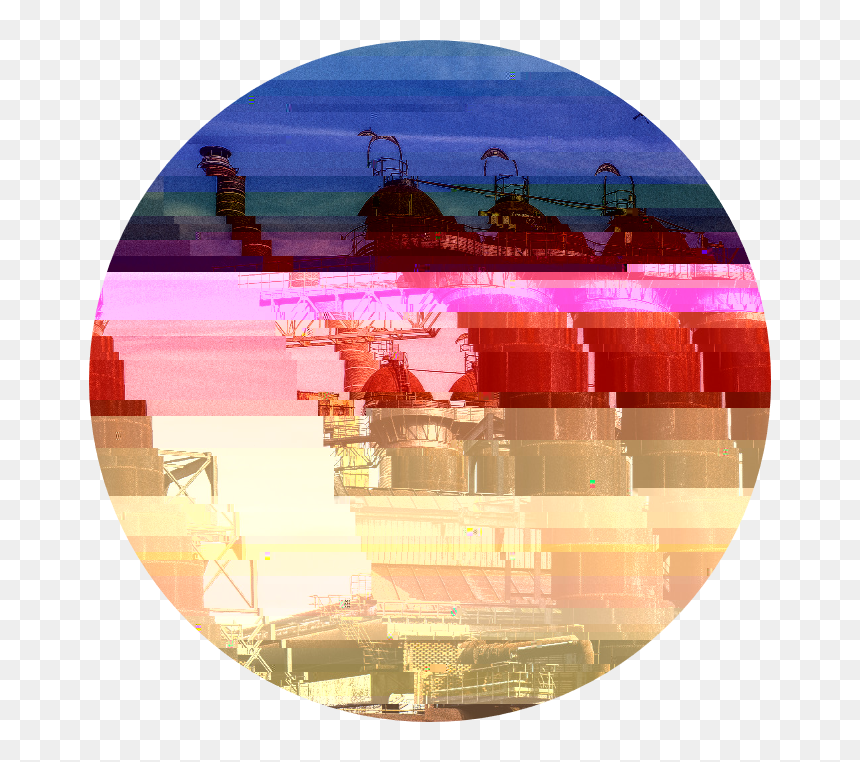 Circle, HD Png Download - glitch overlay png
