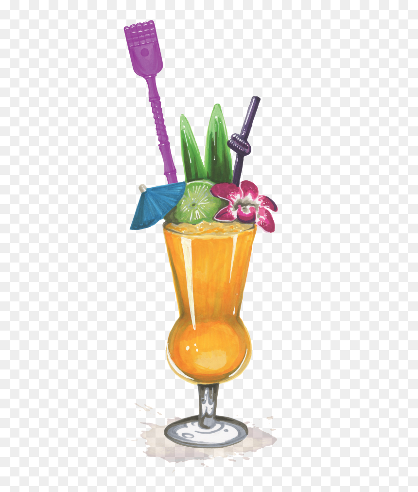 Tropical Itch - Ice Cream Sodas, HD Png Download - tropical drink png