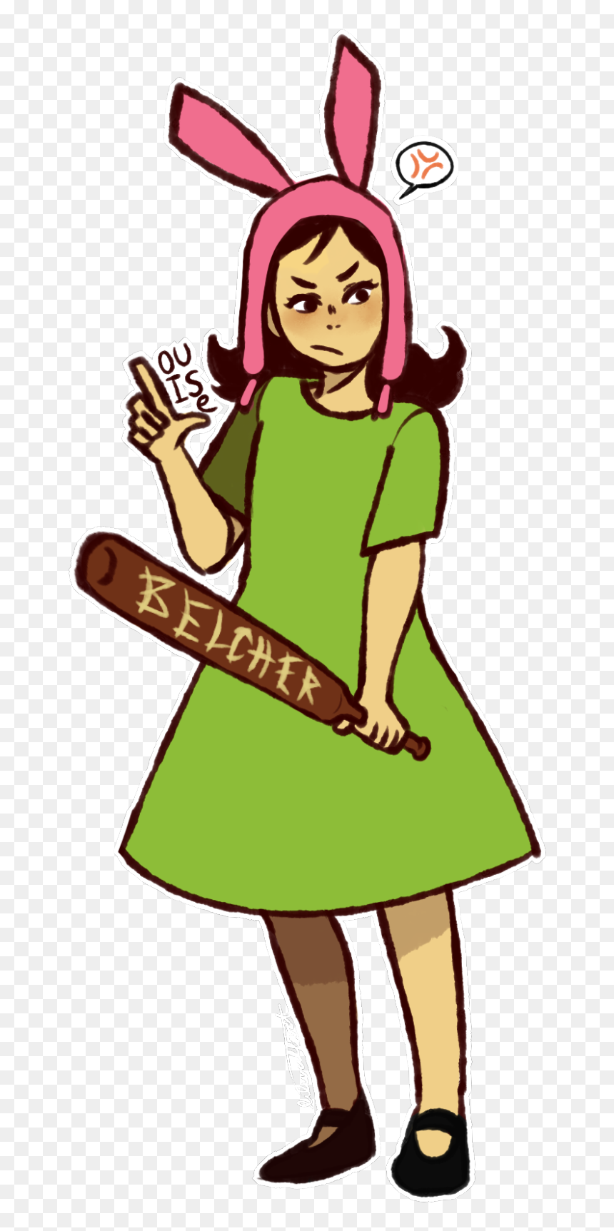 Been Watching A Lot Of Bobs Burgers - Cartoon, HD Png Download - bob's burgers png