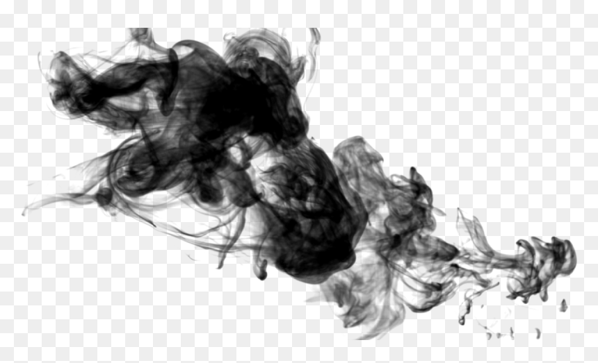 Transparent Dark Smoke Background, HD Png Download - fumaça png