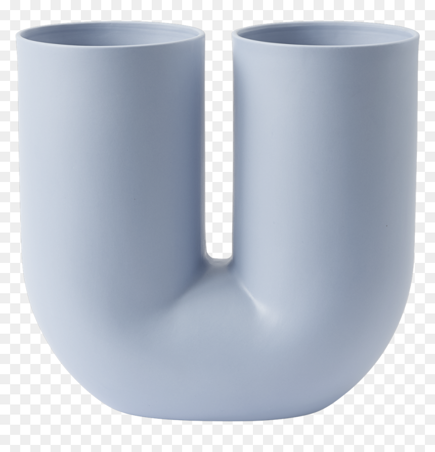 14181 Kink Vase H27 Light Blue 1577961589 - Bogenvase, HD Png Download - modern flower vase png