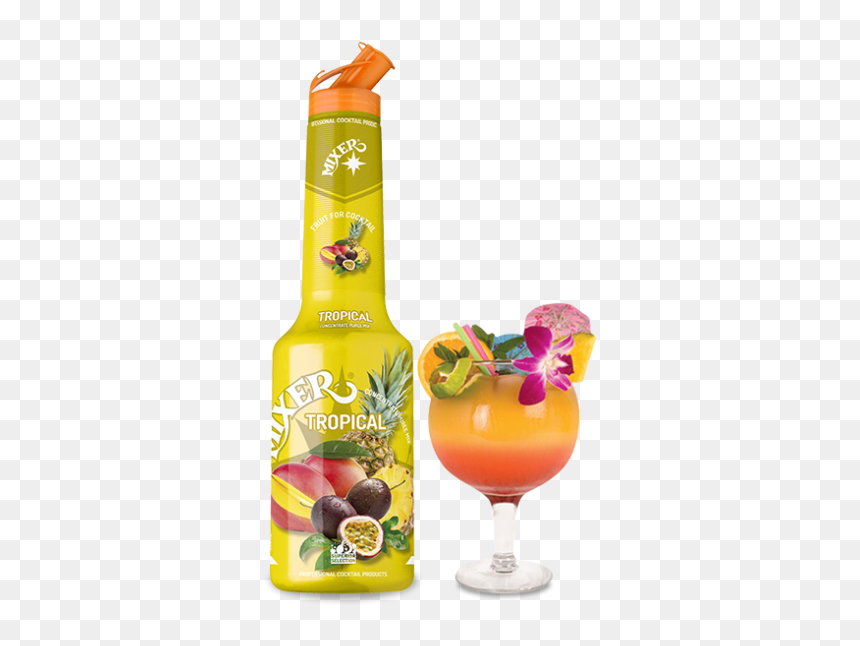 Puree For Drinks - Liquore Passion Fruit E Mango, HD Png Download - tropical drink png