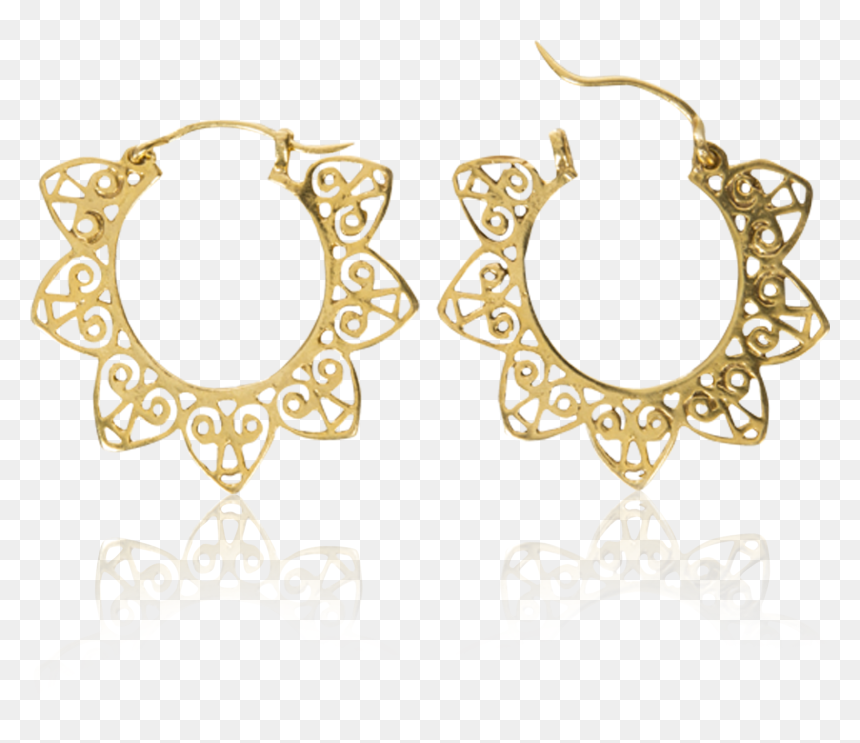 Dionne Gold Hoop Earrings , Png Download - Indian Style Hoop Earrings, Transparent Png - hoop earrings png