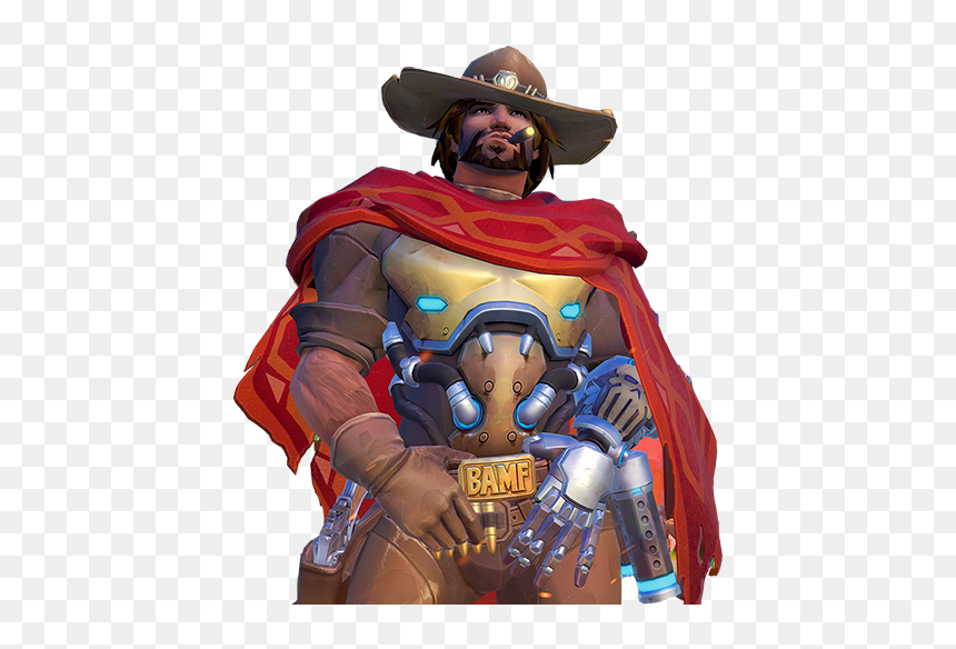 Nerf Overwatch Character Content - Action Figure, HD Png Download - overwatch character png