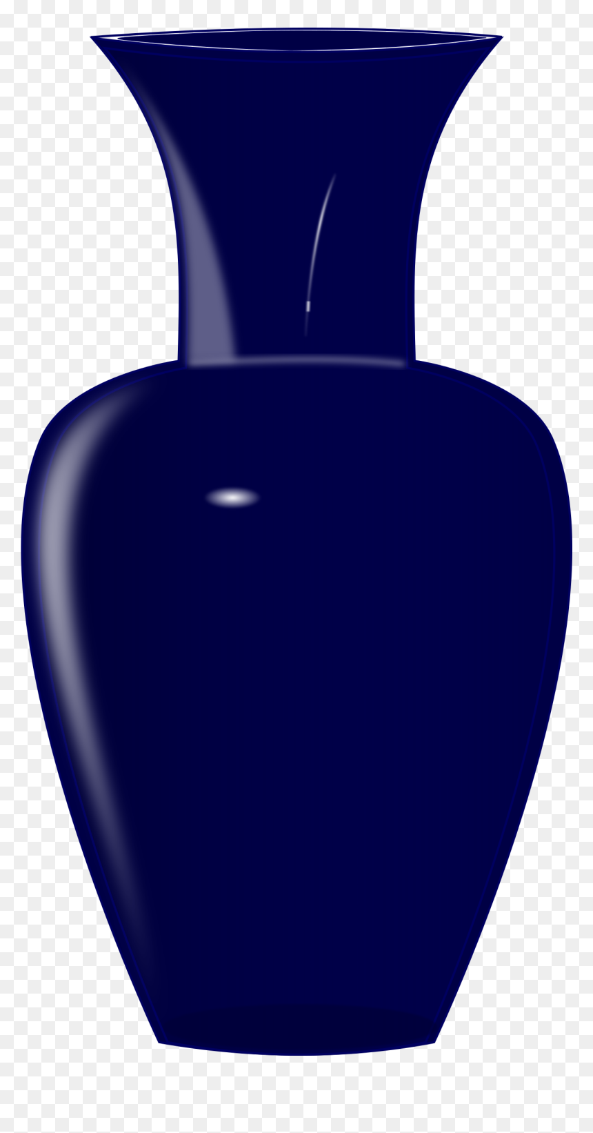 Blue Glass Vase Clip Arts - Vase Clipart, HD Png Download - flower vase with flowers photography png