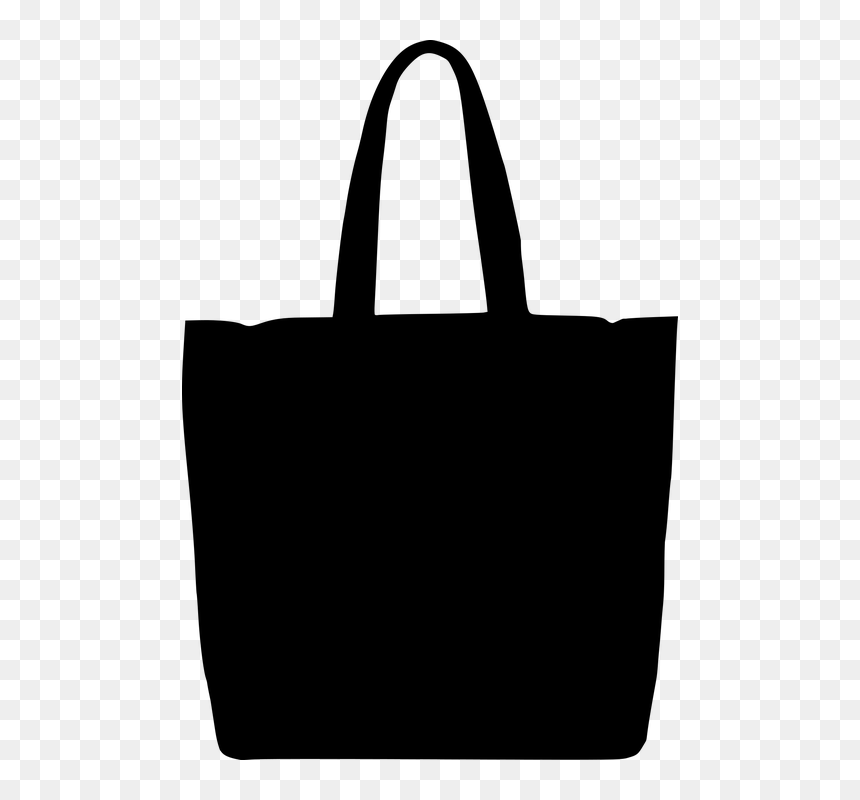 Handbag Silhouette, HD Png Download - hand bag png
