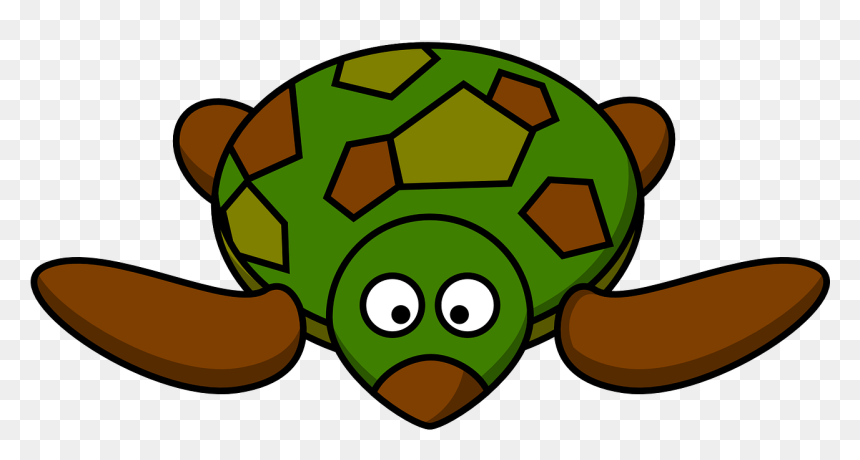 Cartoon Turtle Clipart, HD Png Download - cute turtle png