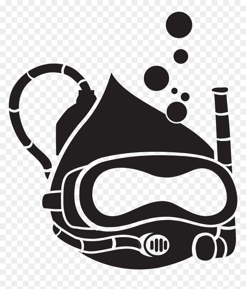 Drupal Diver Monochrome - Drupal, HD Png Download - diver png