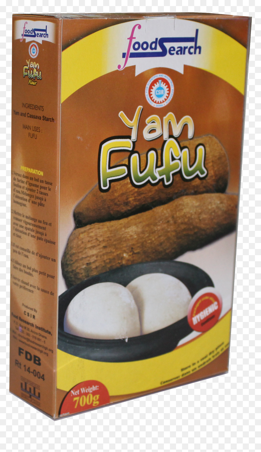 Yam Fufu Flour , Png Download - Yam Fufu, Transparent Png - yam png