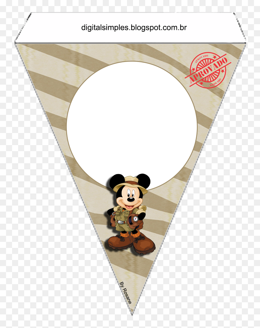 Mickey Safari, HD Png Download - mickey mouse 3d png