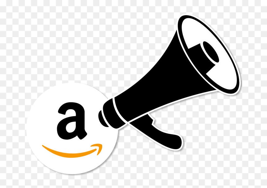 Amazon Services Dog Ear - Announcement Black And White, HD Png Download - bullhorn png