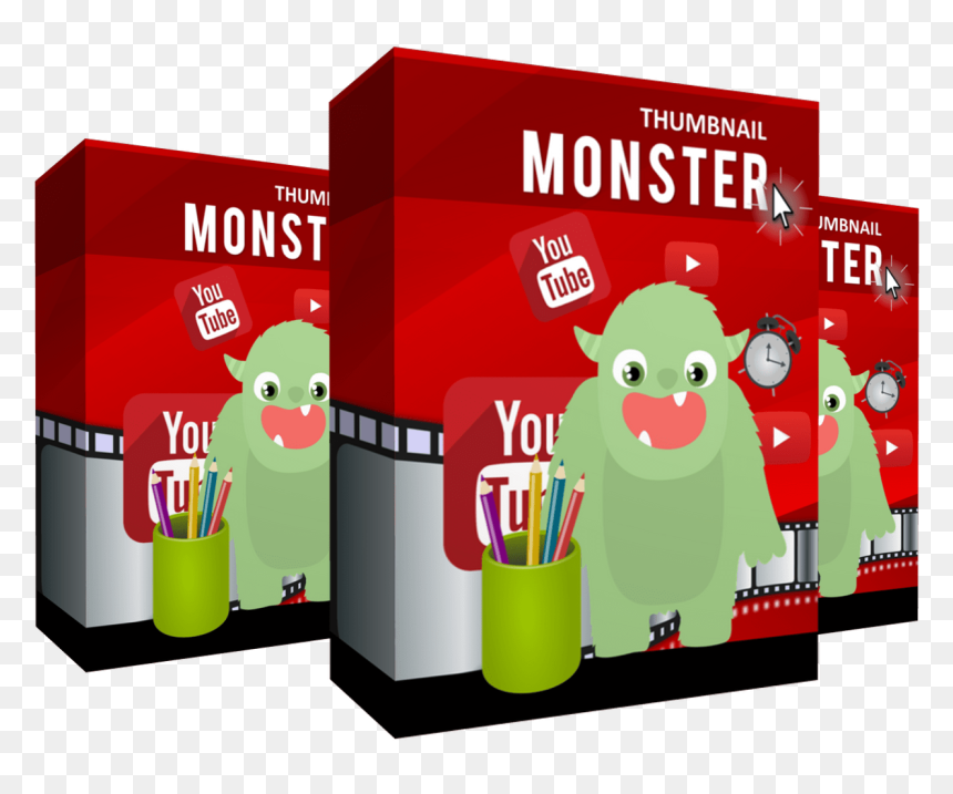 Thumbnail Monster, HD Png Download - youtube thumbnail png