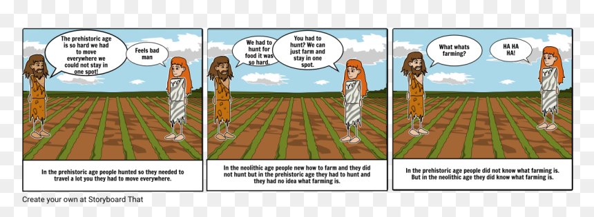 Pre Historic Farming Cartoon, HD Png Download - feelsbadman.png