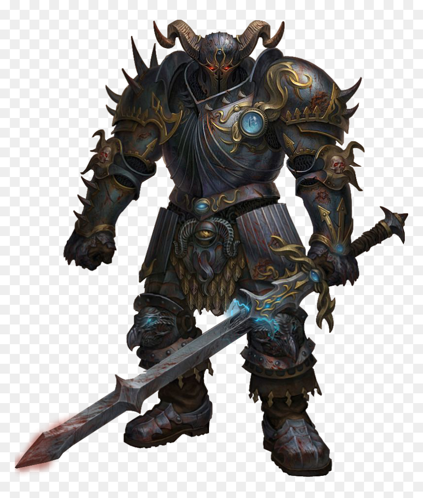 Thumb Image - Warhammer Age Of Reckoning Chaos Warrior, HD Png Download - warhammer png