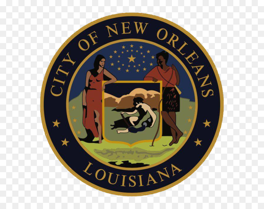 Seal Of New Orleans, Louisiana - Coronavirus In New Orleans, HD Png Download - new orleans png