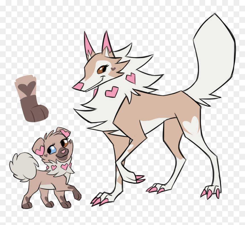 0 Replies 14 Retweets 40 Likes - Cartoon, HD Png Download - rockruff png