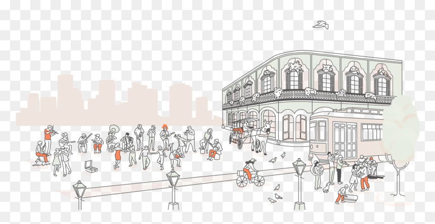Illustration, HD Png Download - new orleans png