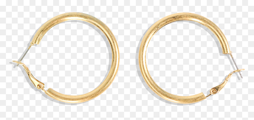 Earrings, HD Png Download - hoop earrings png