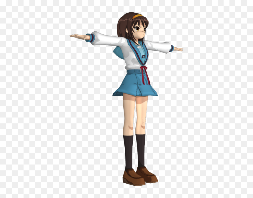 Download Zip Archive - Figurine, HD Png Download - haruhi suzumiya png
