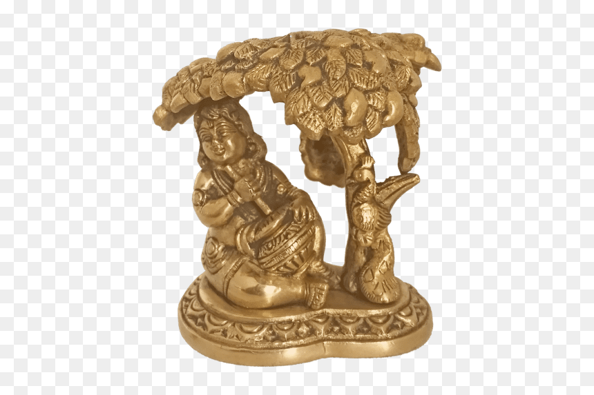 Statue, HD Png Download - bansuri with peacock feather png