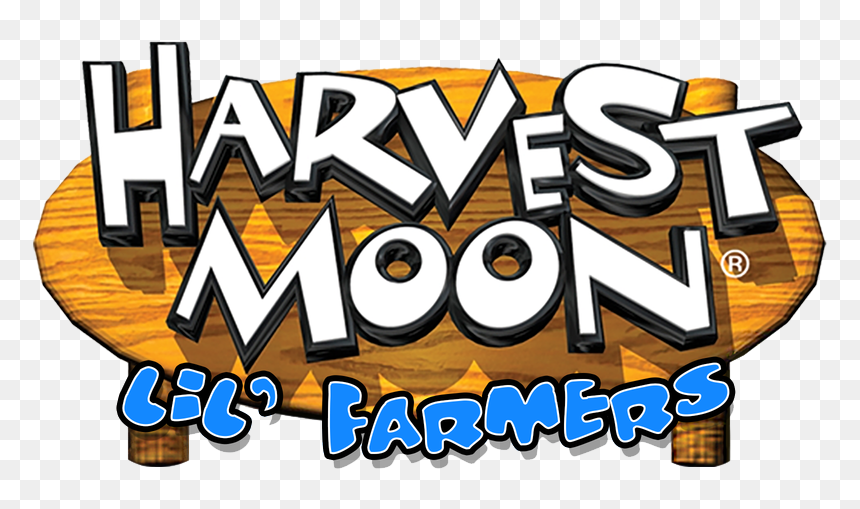 Harvest Moon Lil Farmers Title, HD Png Download - harvest moon png