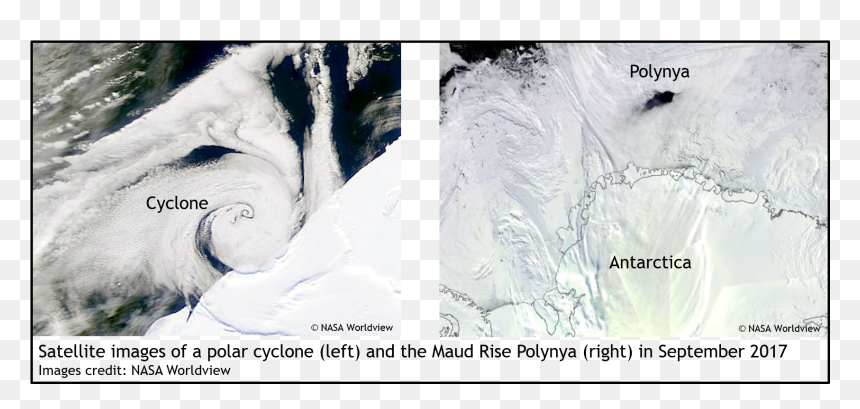 Satellite Images Of A Polar Cyclone And The Maud Rise - Snow, HD Png Download - antarctica png