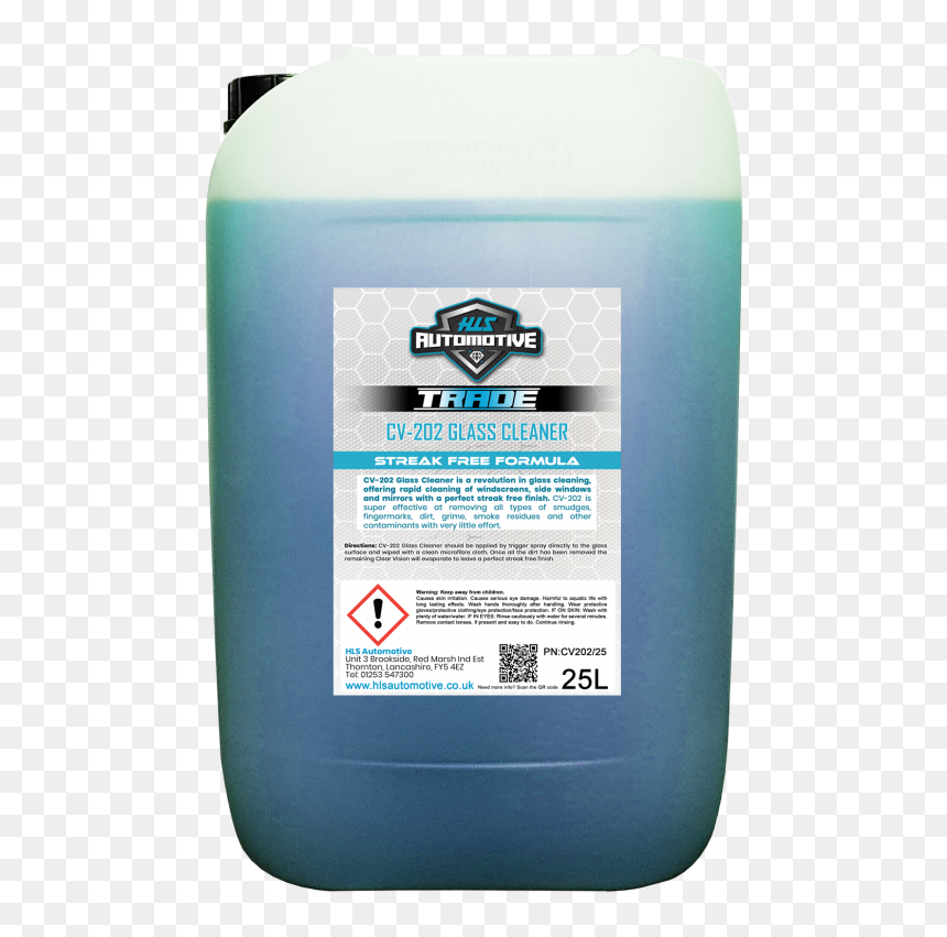 Cv-202 Glass Cleaner 25l - Degraissant Industriel Puissant, HD Png Download - windex png