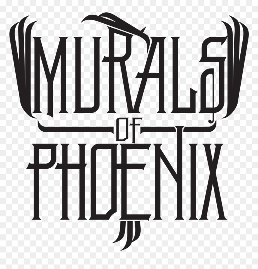 Muralsofphoenix1 Copy, HD Png Download - phoenix black and white png