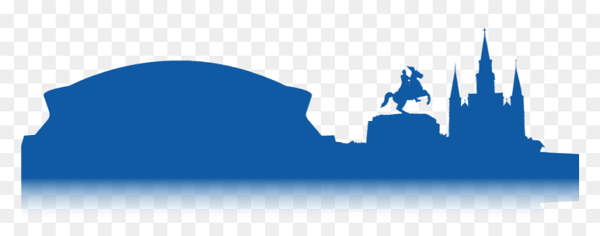 Silhouette At Getdrawings Com - New Orleans City Silhouette, HD Png Download - new orleans png