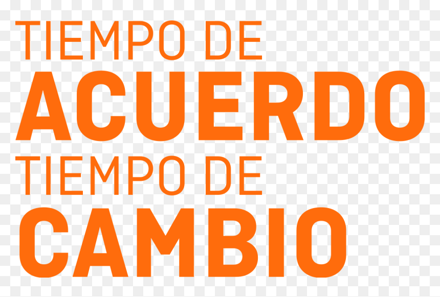 Tiempo De Acuerdo Tiempo De Cambio, HD Png Download - tiempo png