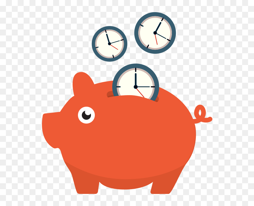 A Collaborative Classroom Is Key - Saving Time Piggy Bank, HD Png Download - tiempo png
