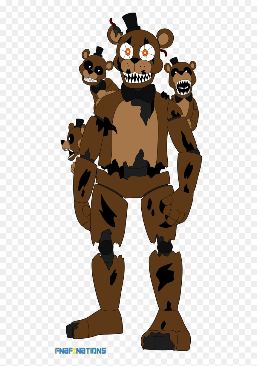 Five Nights At Barry& - Nightmare Freddy And The Freddles, HD Png Download - nightmare freddy png