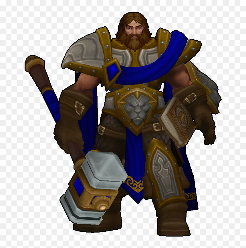 Add Media Report Rss Hero Paladin - Warcraft 3 Paladin Hero, HD Png Download - paladin png