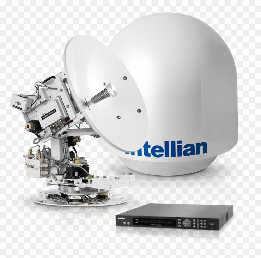 Intellian Antenna, HD Png Download - dish antenna png