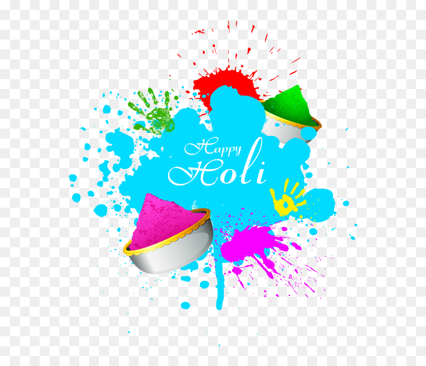 Transparent Dussehra Festival Clipart - White Colour T Shirt, HD Png Download - holi png image