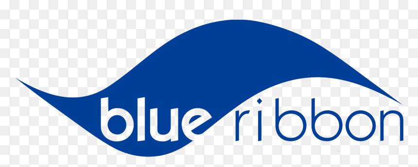 Blue Ribbon Landscape - Blue Ribbon Water, HD Png Download - blue ribbons png