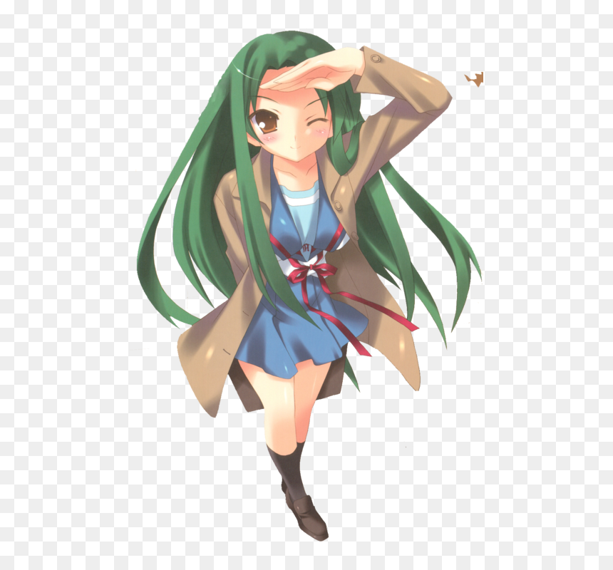 The Melancholy Of Haruhi Suzumiya - Cartoon, HD Png Download - haruhi suzumiya png
