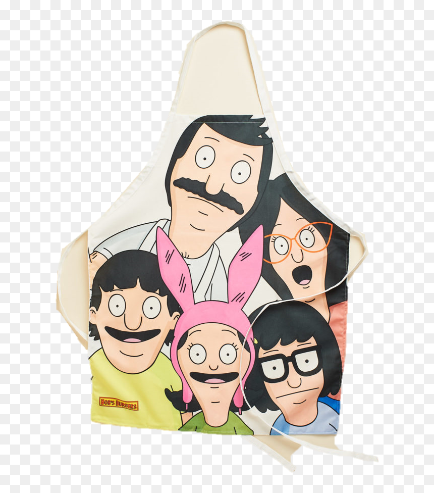 Bobs Burgers Exclusive Geek Fuel Exp Large Apron - Cartoon, HD Png Download - bob's burgers png