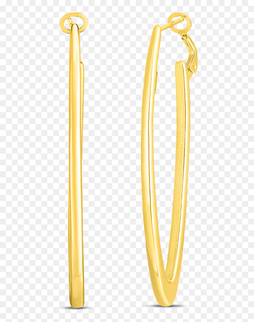 Earrings, HD Png Download - hoop earrings png