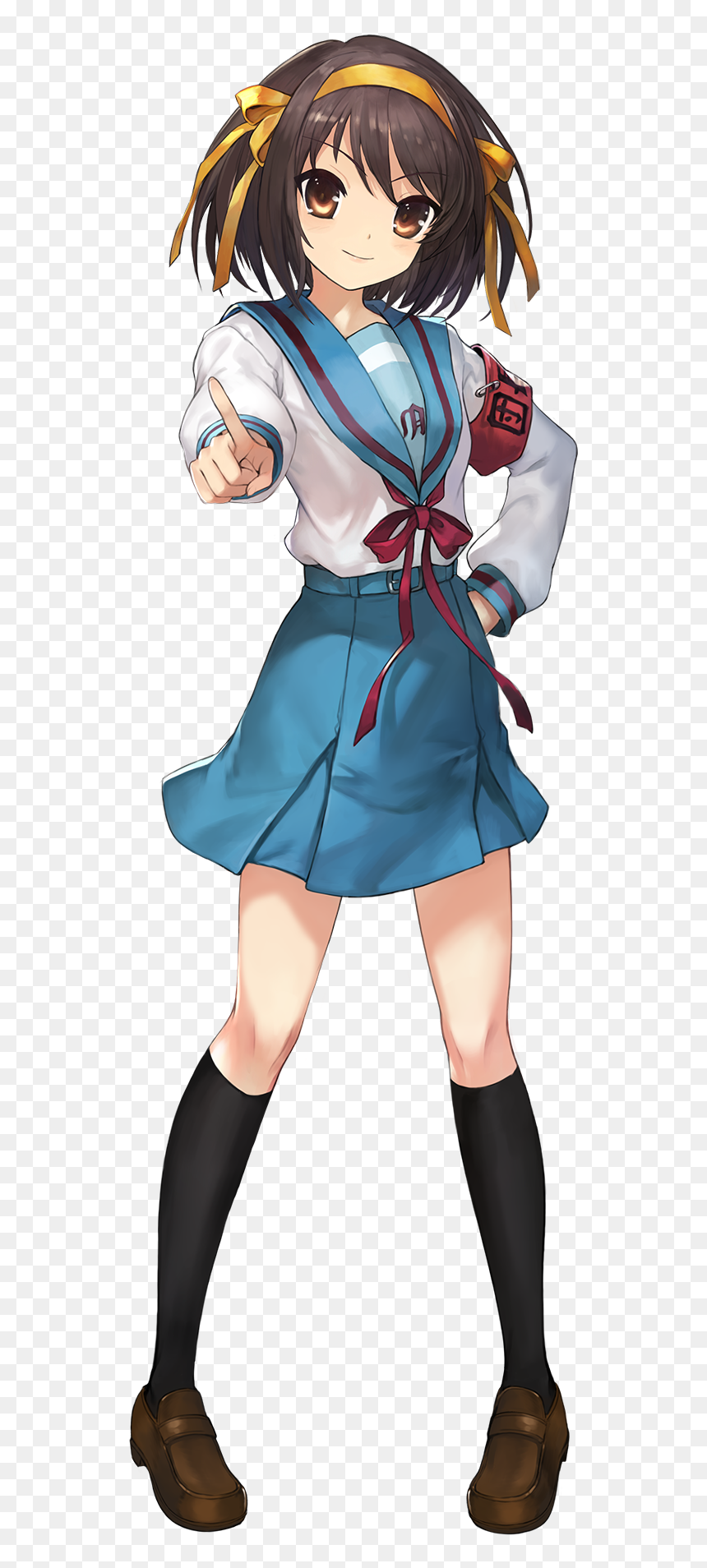 Haruhi Suzumiya Png, Transparent Png - haruhi suzumiya png