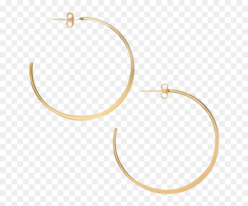 Spiral Hoop Earrings - Earrings, HD Png Download - hoop earrings png