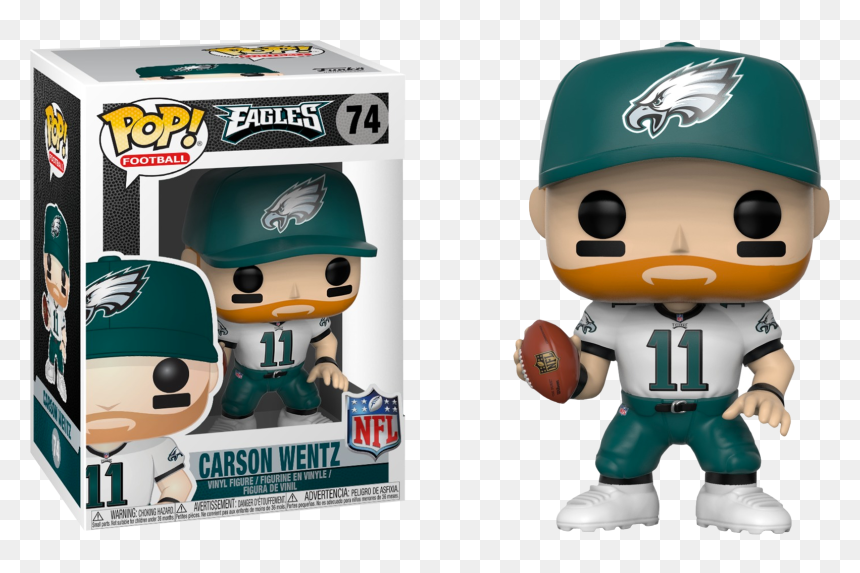 Carson Wentz Philadelphia Eagles Funko Pop Vinyl Figure - Philadelphia Eagles Funko Pop, HD Png Download - carson wentz png