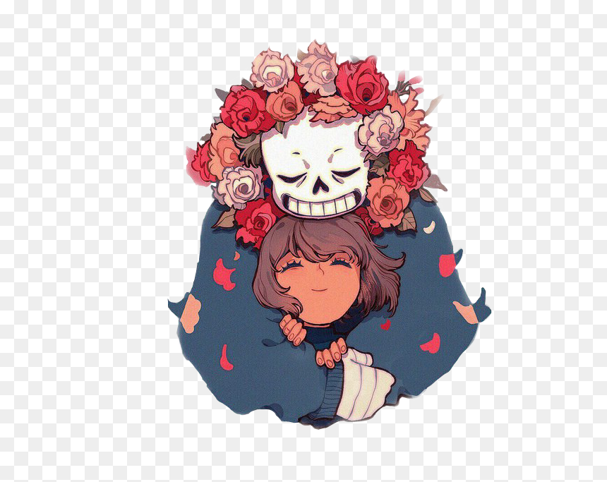 #frans #flowers #undertale #frisk #sans - Sans Flowers, HD Png Download - undertale frisk png