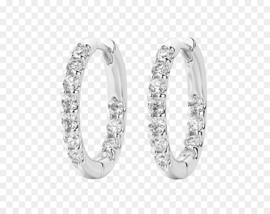 Earrings, HD Png Download - hoop earrings png