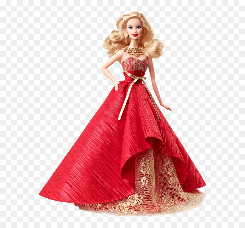 Holiday Barbie 2014, HD Png Download - barbie girl png